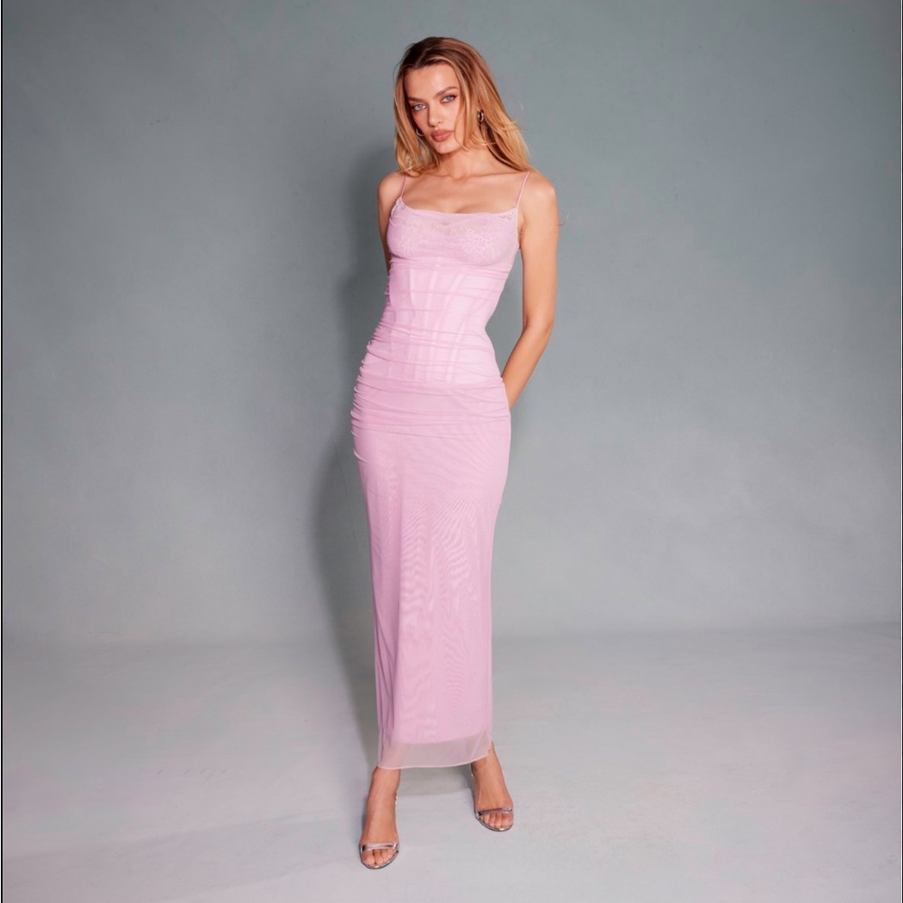 NWT!! House of CB NALINI 
Cotton Candy Corset Maxi Dress Small $255